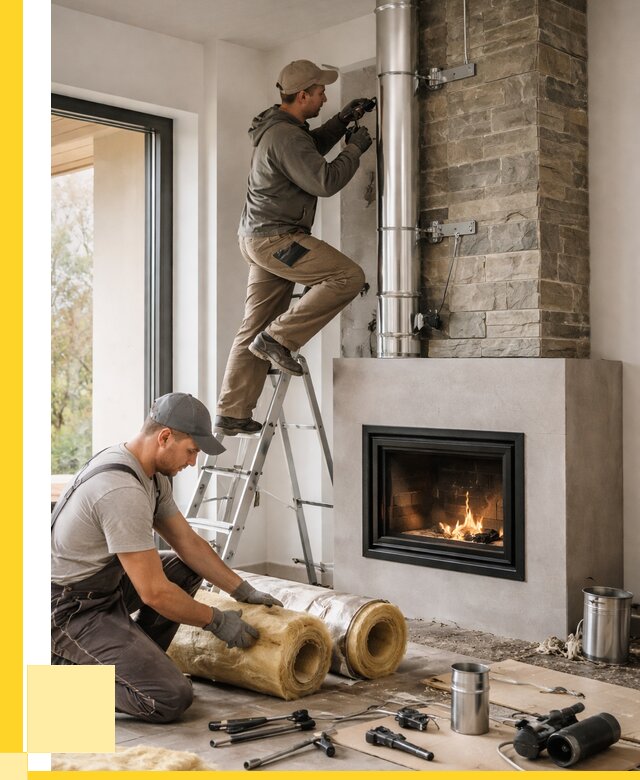 Монтаж дымоходов для каминов в Железногорске от 15506 р. ЭриданЖлр