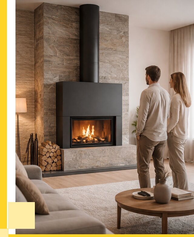 Закрытые камины под ключ в Железногорске от 124044 р., ЭриданЖлр