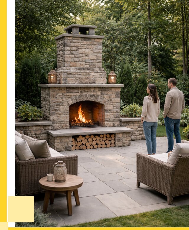 Уличные камины из кирпича в Железногорске от 155055 р. | ЭриданЖлр