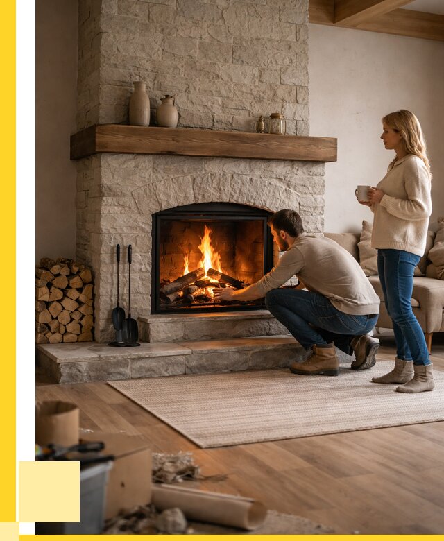 Камины для загородного дома в Железногорске от 361795 р., ЭриданЖлр