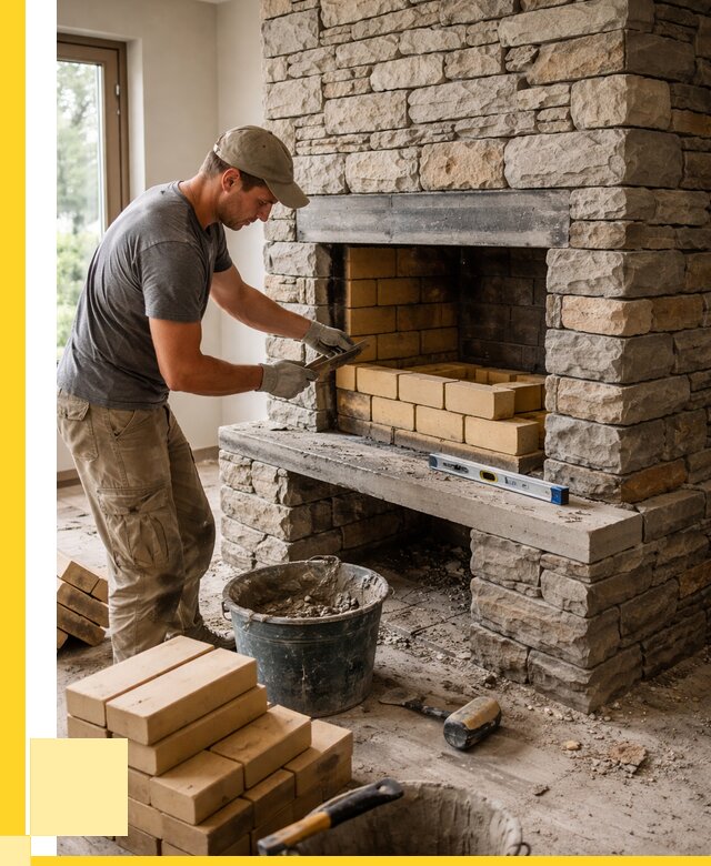 Кладка каминов и камина в Железногорске от 25843 р. ЭриданЖлр