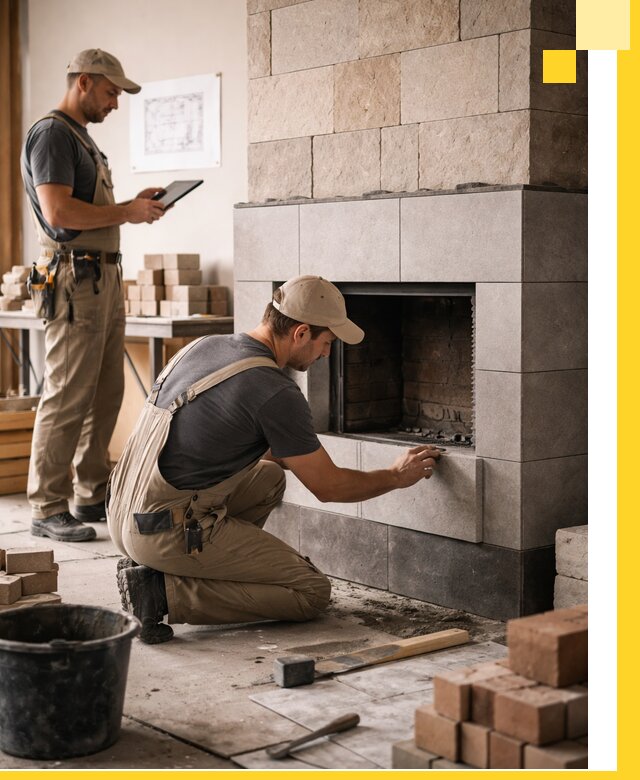 Индивидуальные проекты каминов и каминных систем в Железногорске