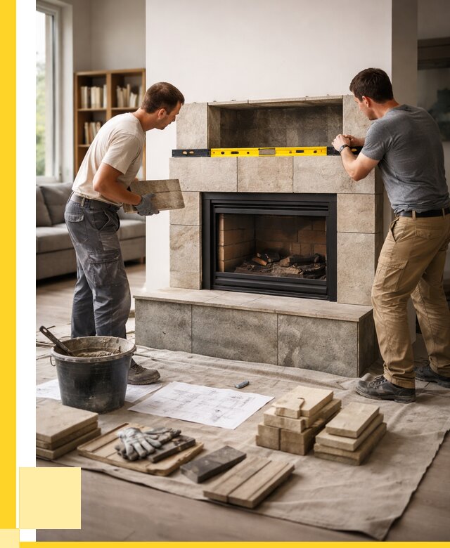 Монтаж каминов и установка в Железногорске от 46517 р. | ЭриданЖлр