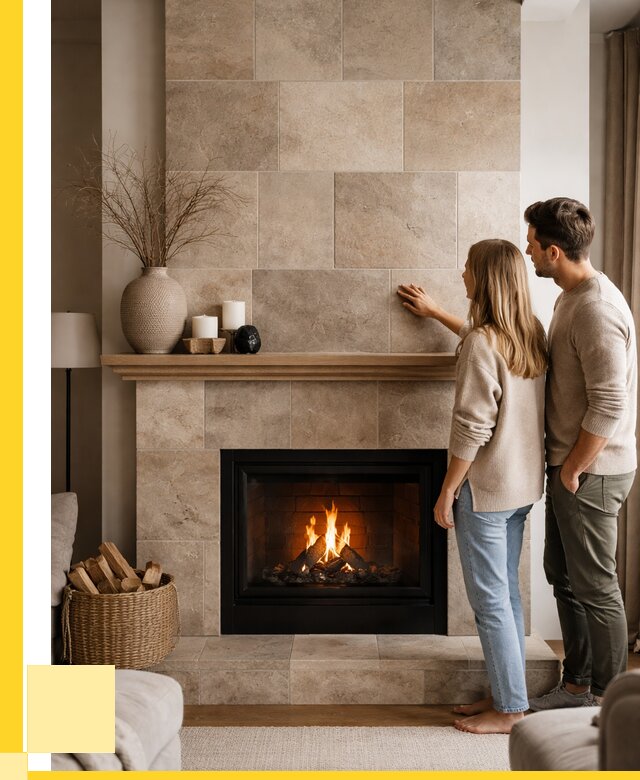 Облицовка каминов керамогранитом в Железногорске от 4652 р. | ЭриданЖлр