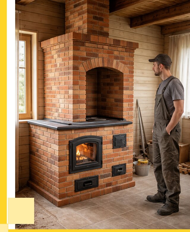 Кирпичные печи в Железногорске: купить от 155055 р. | ЭриданЖлр