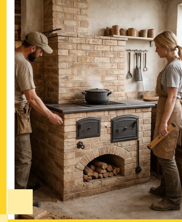 Варочно отопительные печи в Железногорске от 93033 р. | ЭриданЖлр