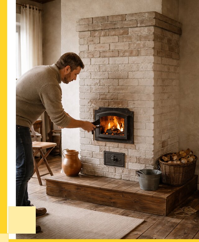 Печь голландка из кирпича в Железногорске от 87865 р. | ЭриданЖлр