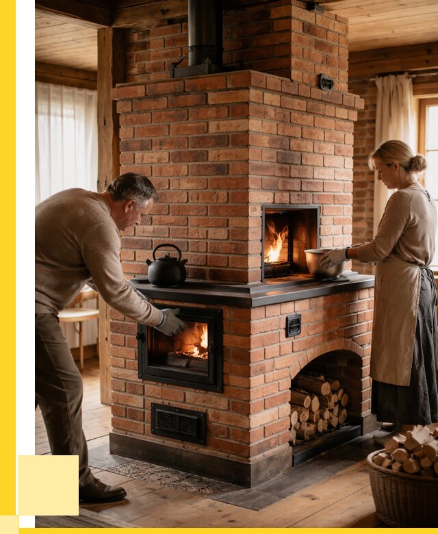 Печи для загородного дома под ключ в Железногорске от 82696 р. | ЭриданЖлр