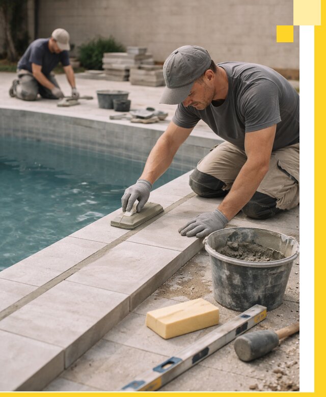 Отделка бассейнов в Железногорске: декоративная отделка и гидроизоляция