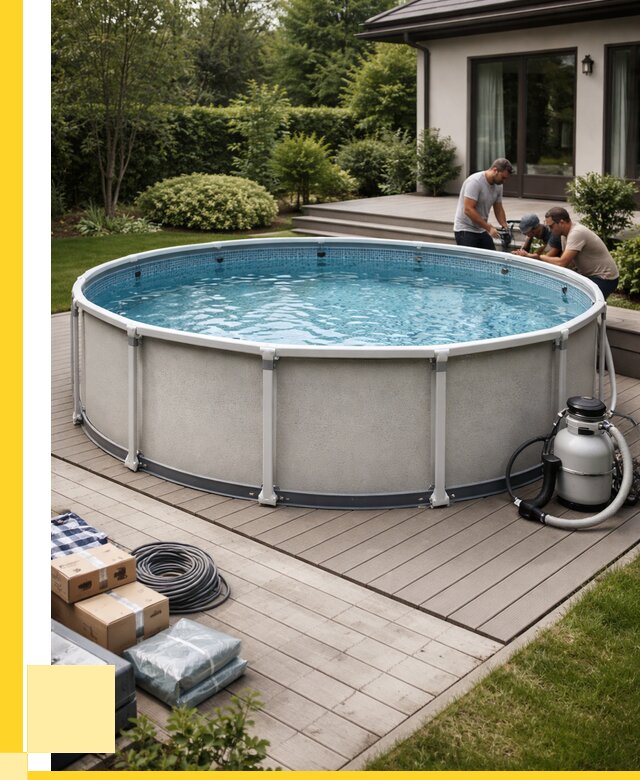 Купить каркасные бассейны в Железногорске от 46517 р. | ЭриданЖлр