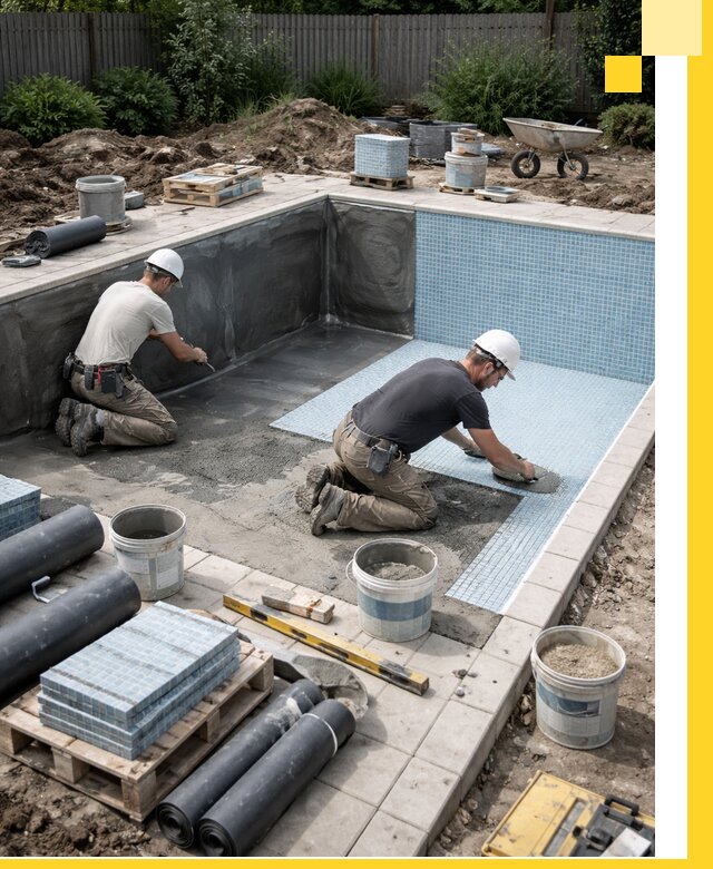 Проектирование и строительство стационарных бассейнов в Железногорске