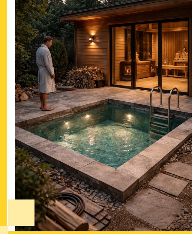 Бани с бассейном под ключ в Железногорске от 98202 р. | ЭриданЖлр