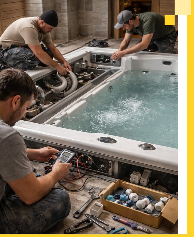 Гидромассажные бассейны под ключ в Железногорске, дизайн и монтаж