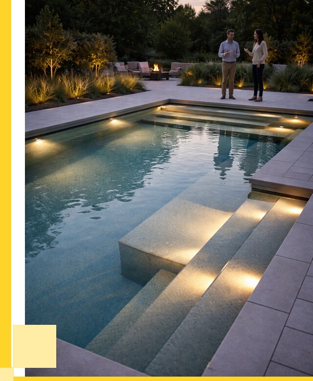 Освещение бассейнов в Железногорске под ключ от 25843 р. | ЭриданЖлр