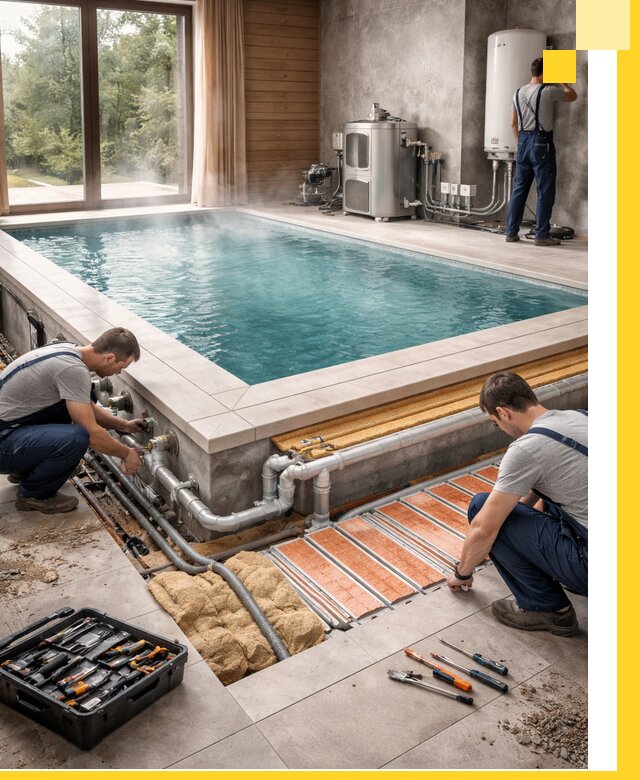 Проектирование и строительство тёплых бассейнов в Железногорске