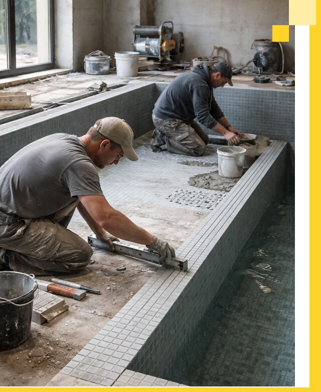 Строительство бассейна в частном доме в Железногорске под ключ