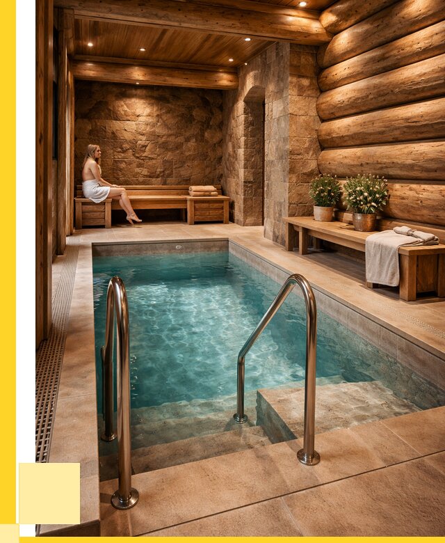 Аренда бани с бассейном в Железногорске от 1550550 р. | ЭриданЖлр