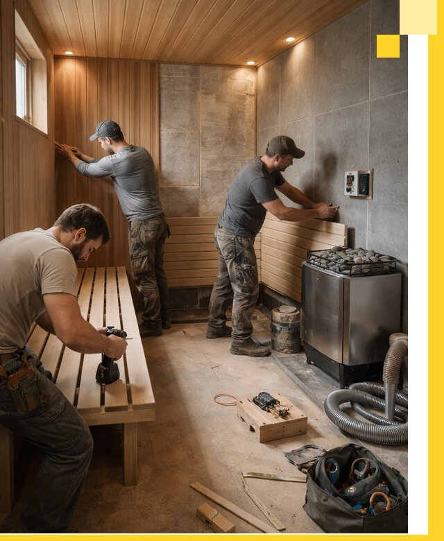 Сауны под ключ в Железногорске, проектирование, строительство, отделка