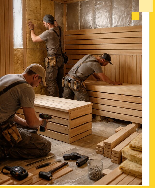 Профессиональное строительство саун под ключ в Железногорске