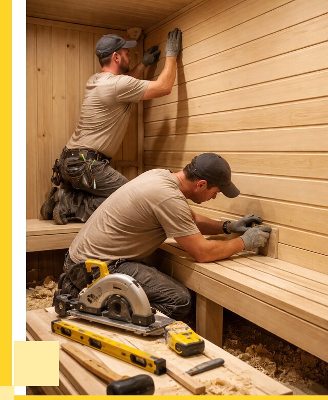 Обшивка саун вагонкой в Железногорске от 2584 р. | ЭриданЖлр