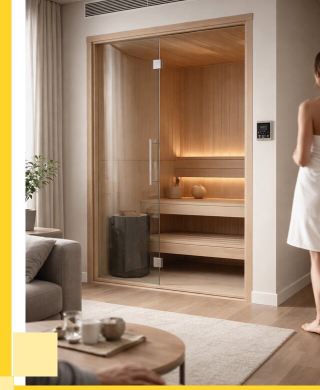 Сауна в квартире под ключ в Железногорске от 124044 р. ЭриданЖлр