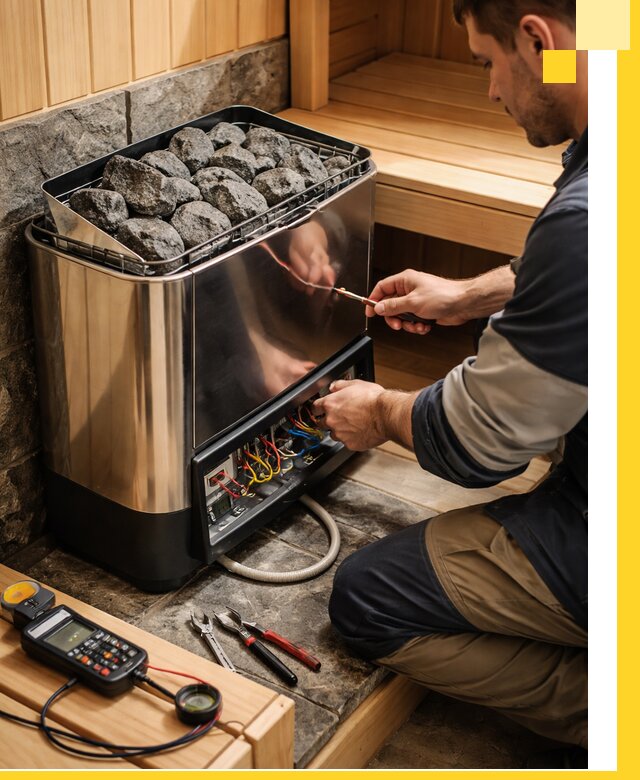 Продажа и установка электрокаменок для саун в Железногорске