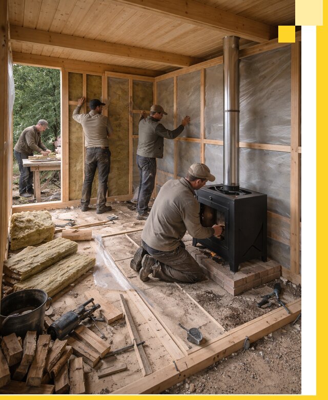 Профессиональный монтаж бань под ключ в Железногорске для дома