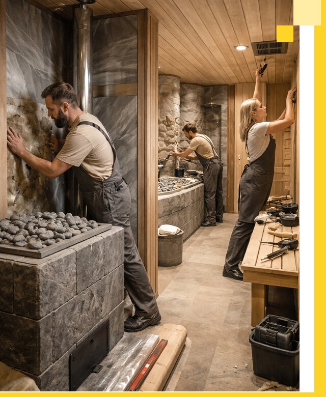 Строительство бань и SPA процедур в Железногорске под ключ и отделкой