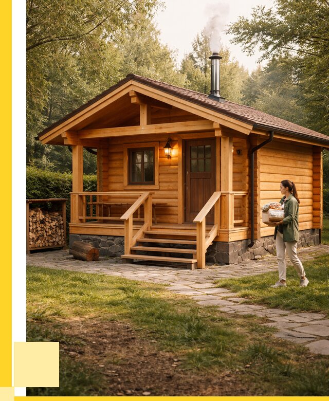 Купить баню под ключ в Железногорске от 671905 р. | ЭриданЖлр