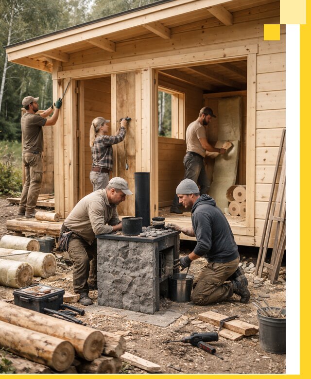 Купить баню под ключ в Железногорске строительство монтаж отделка