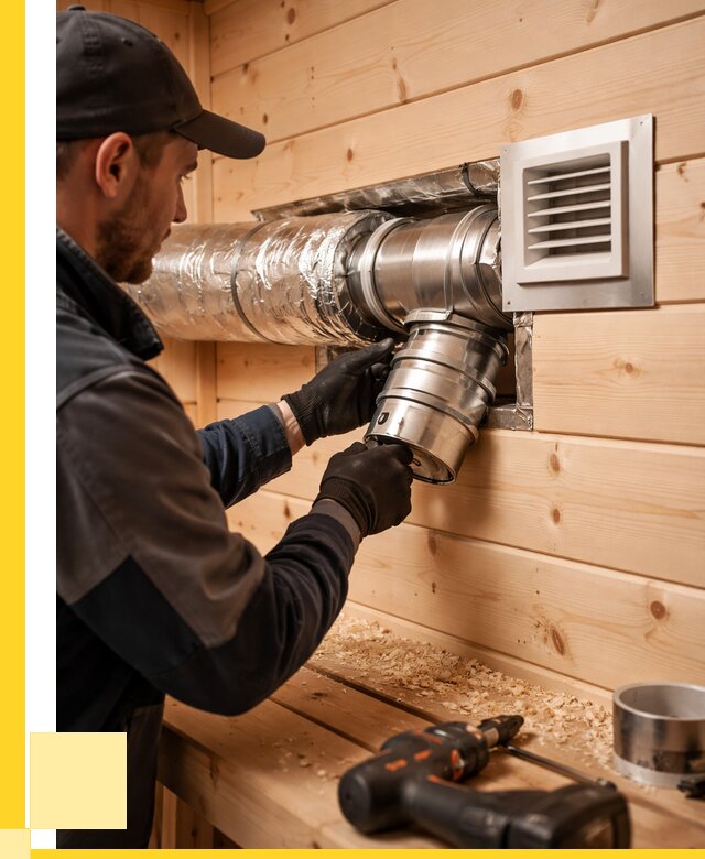 Монтаж вентиляции бани в Железногорске от 12404 р. | ЭриданЖлр