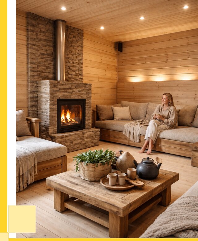 Проект бани с комнатой отдыха в Железногорске от 36180 р. | ЭриданЖлр