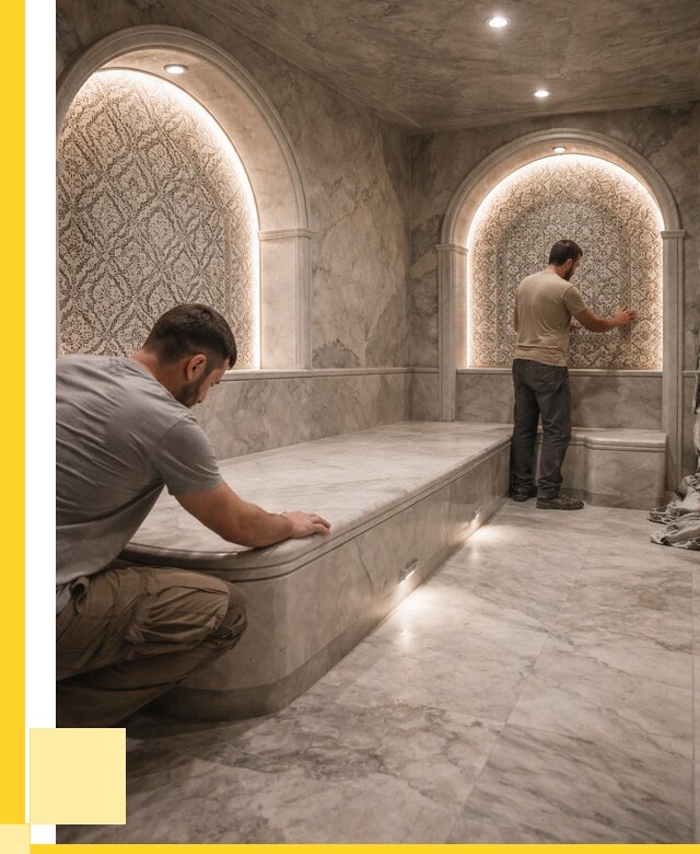 Турецкие бани под ключ в Железногорске от 258425 р. | ЭриданЖлр