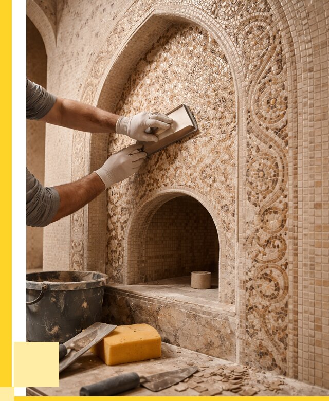 Мозаика для хамама в Железногорске под ключ от 5169 р. | ЭриданЖлр