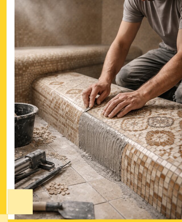 Плитка для хамама под ключ в Железногорске от 3618 р. | ЭриданЖлр